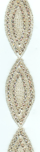 1048 Iron on Rhinestone Trim